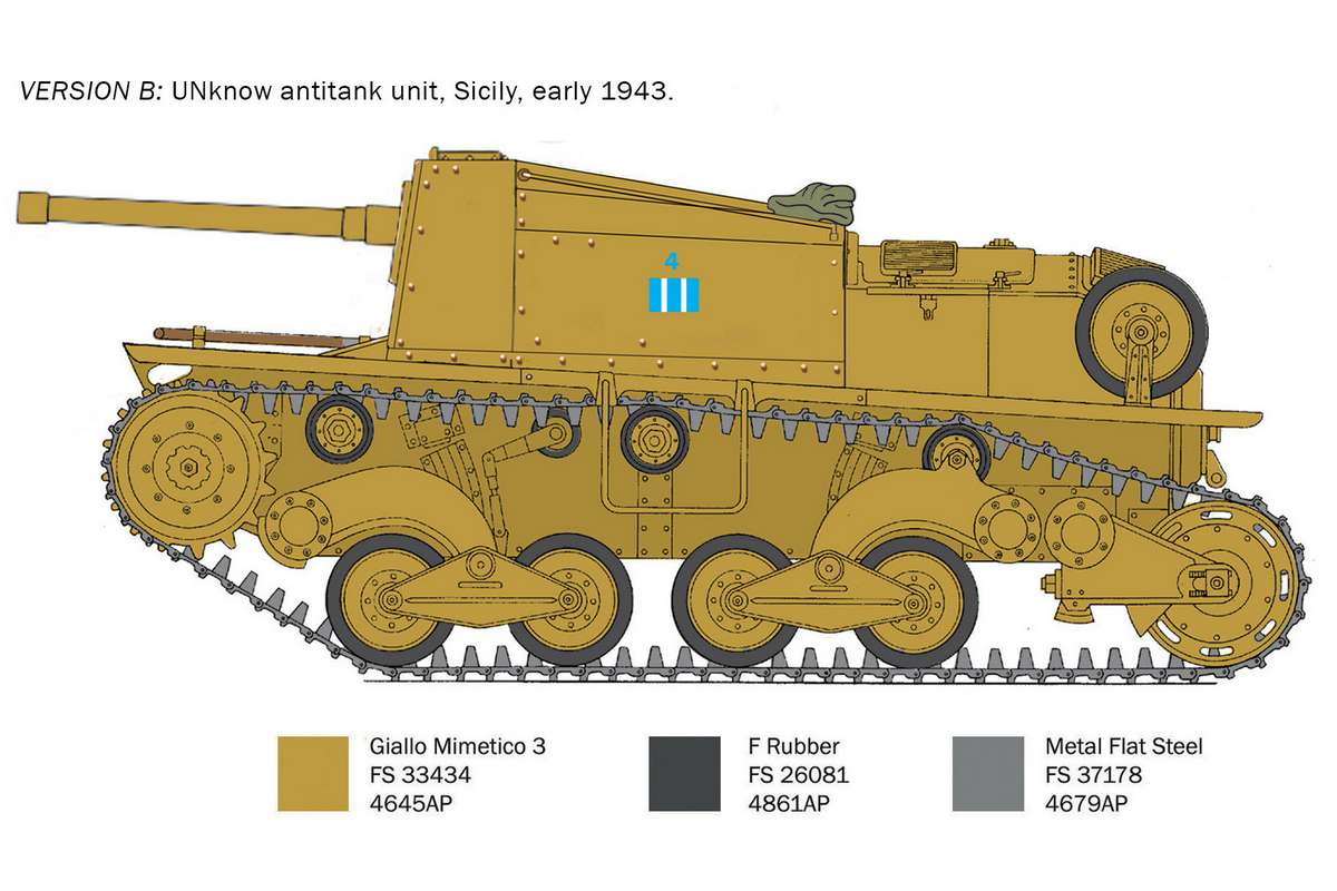 1:35 Semovente L40 da 47/32 self-propelled gun