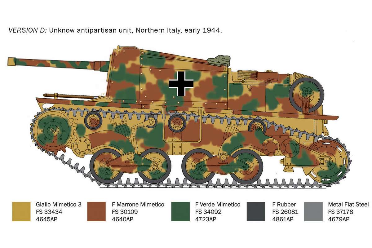 1:35 Semovente L40 da 47/32 self-propelled gun
