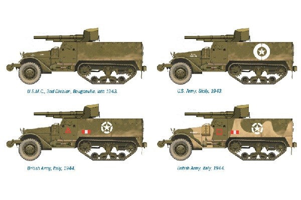 1:72 M3 75mm HALF TRACK (2 F.A.)