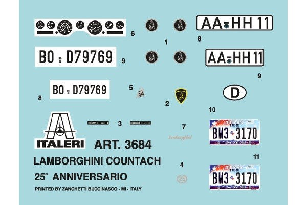 1:24 LAMBORGHINI COUNTACH 25th Anniversary