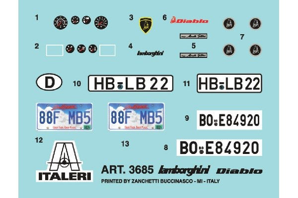 1:24 LAMBORGHINI DIABLO