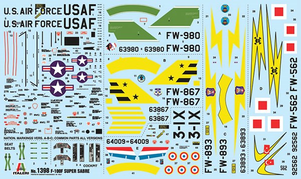 1:72 F-100F Super Sabre