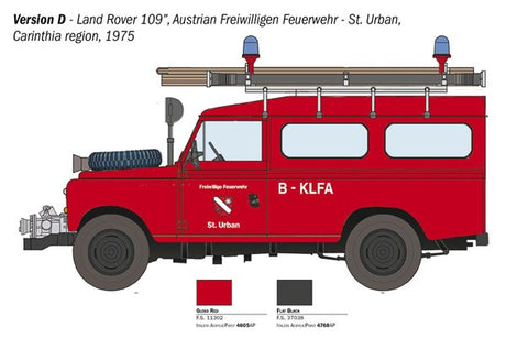 1:24 Land Rover Fire Truck