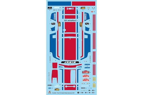 1:24 Fiat 131 Abarth 1977 San Remo Rally Winner