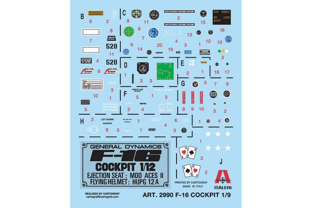 1:12 F-16 Cockpit