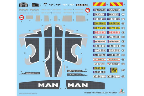 1:24 MAN TGX 18-500 XXL, Lion pro edition