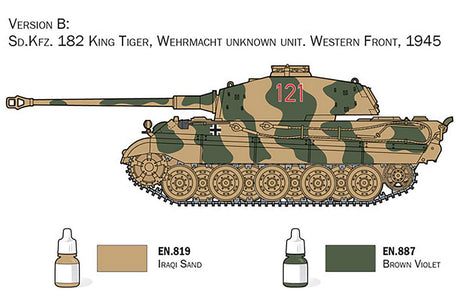 1:72 Complete modeling set Kfz. 182 King Tiger