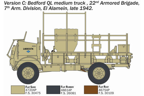 1:35 Bedford QL medium truck