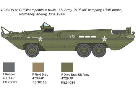 1:72 DUKW 2 ½ ton Amphibious Truck