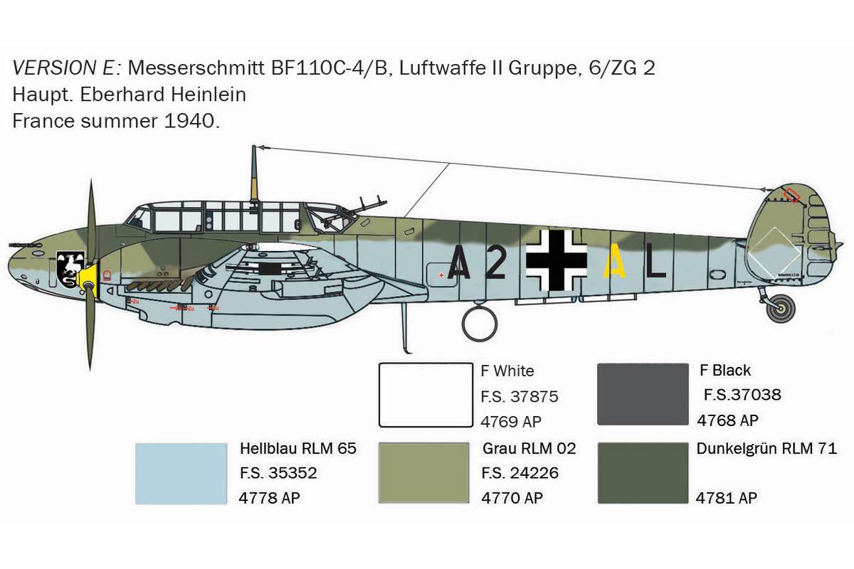 1:72 BF-110C Zerstörer