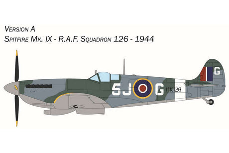 1:72 Complete modeling set Spitfire Mk. IX
