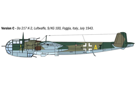 1:72 Donier DO-217 K1/K2 with Fritz-X guided bombs