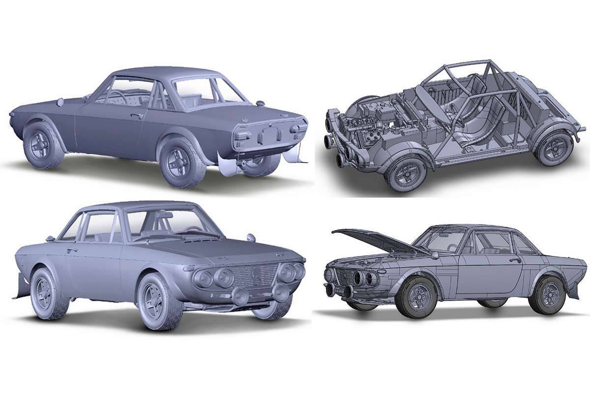 1:24 Lancia Fulvia HF Rally Monte Carlo 1972
