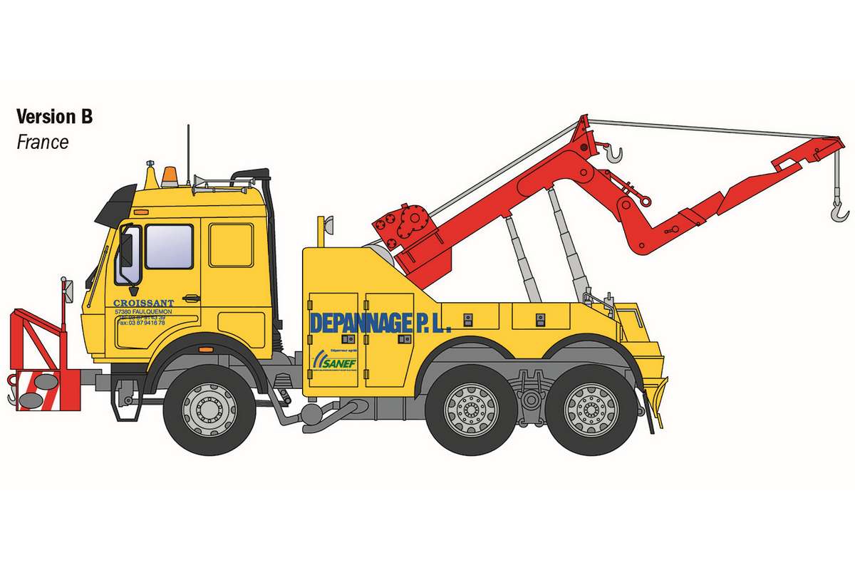 1:24 Mercedes-Benz Wrecker Truck