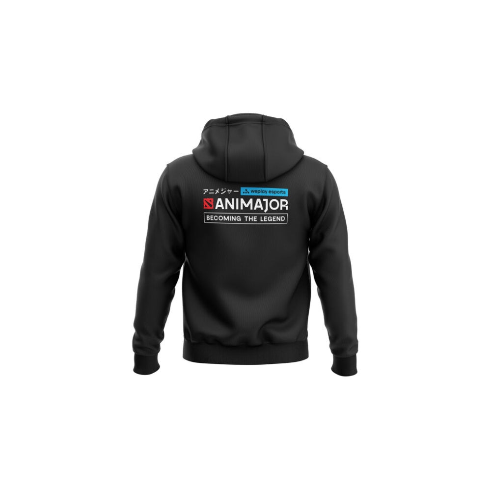 Animajor - Dota 2 Hoodie Black Juggernaut, S