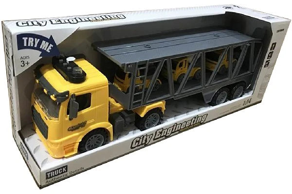 Contruck Car Transporter with Lights and Sound 1:14