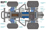 1/10 R/C Comical Grasshopper (WR-02CB)