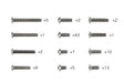 XM-01 Titanium Screw Set