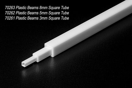 Plastic Beams 5mm Square Tube (4pcs.)