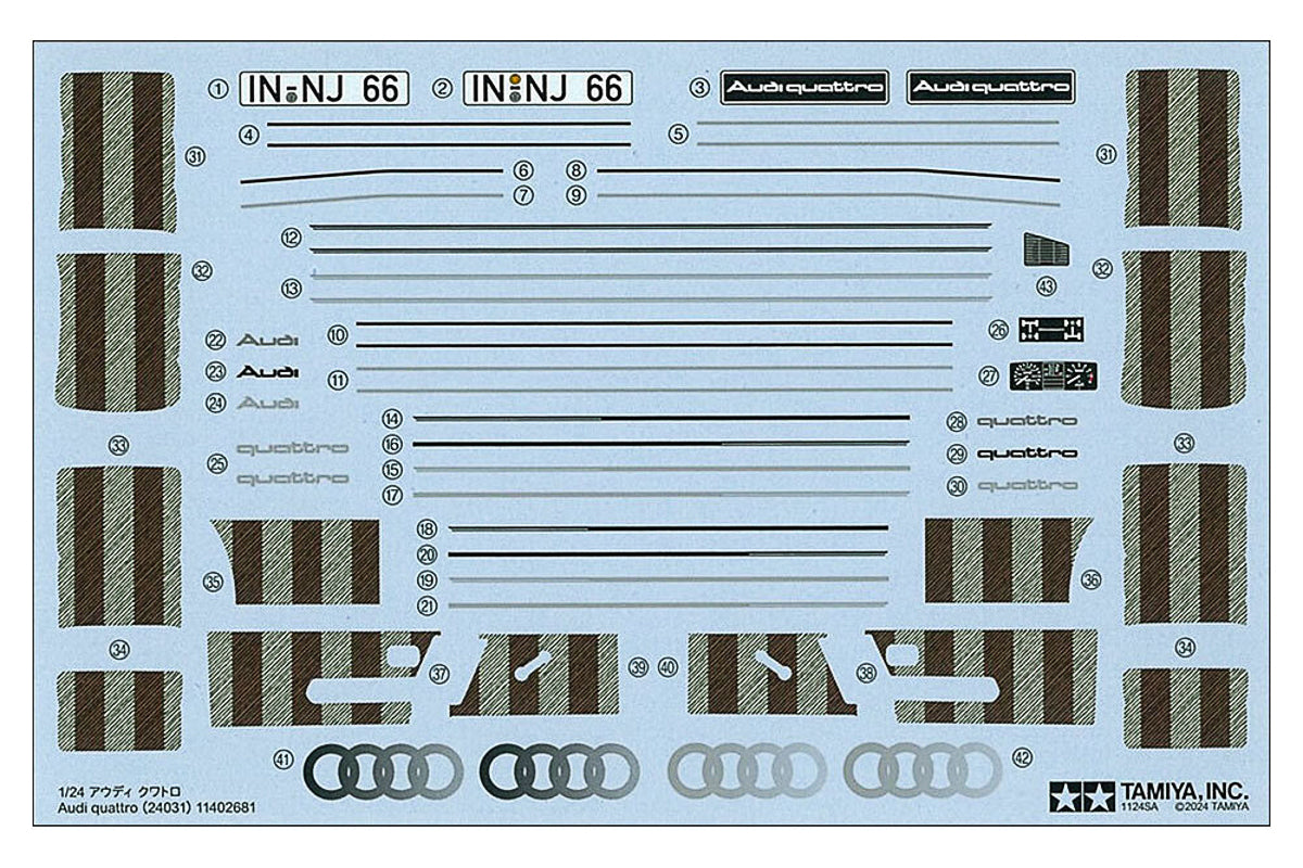 1/24 Audi quattro