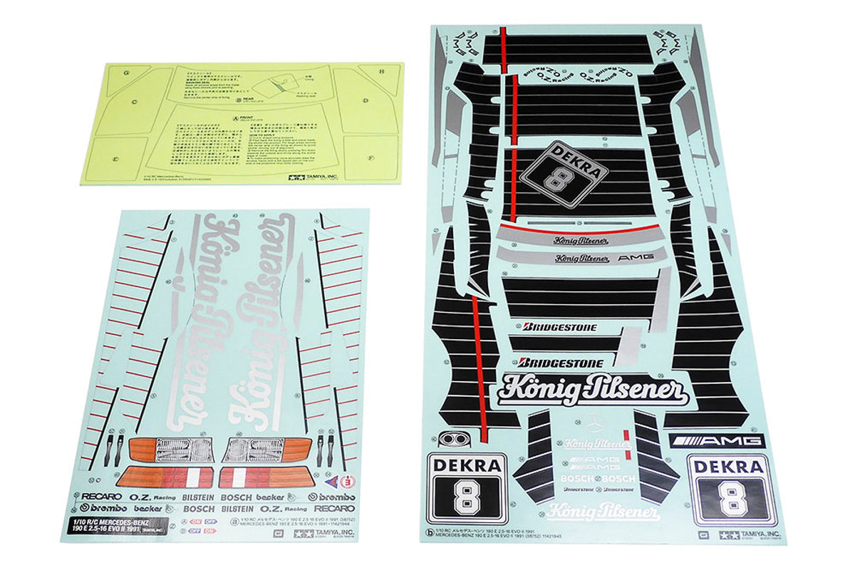 1/10 R/C Mercedes-Benz 190 E 2.5-16 (Painted Body)