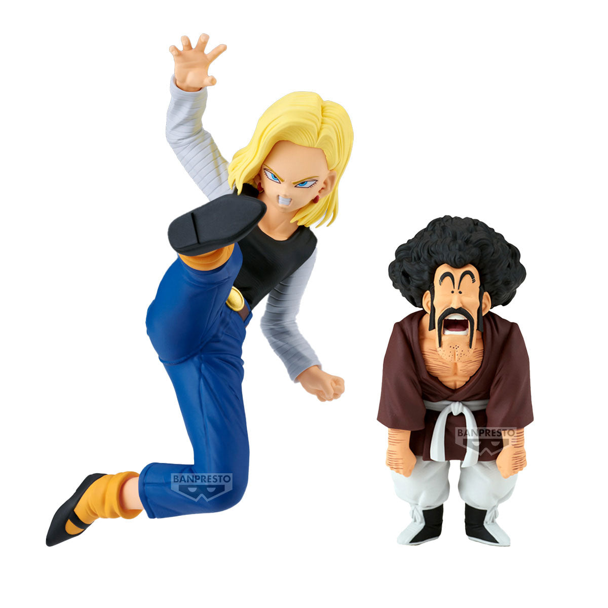 Bandai - Dragon Ball Z Match Makers Android 18 Vs Mr. Satan(Vs Mighty Mask)