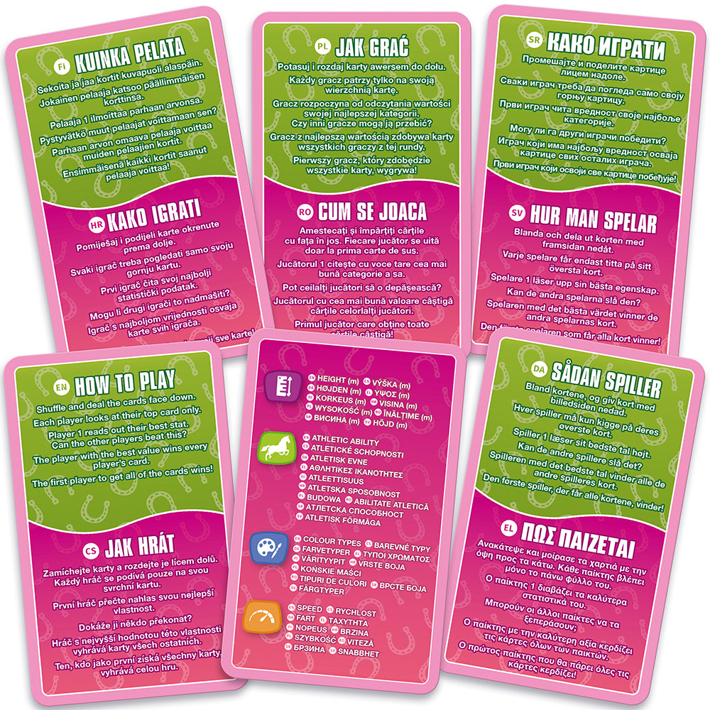 Winning Moves Top Trumps - Horses &amp; Unicorn Cards Standard Tuck Box Multillingual