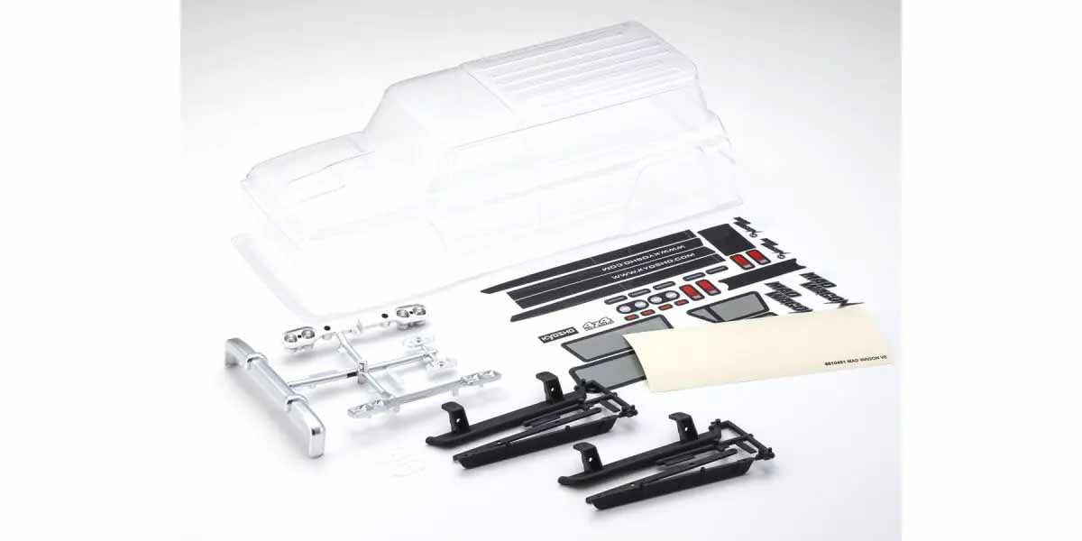 Kyosho Mad Wagon VE 1.2mm ClearBody Shell Set