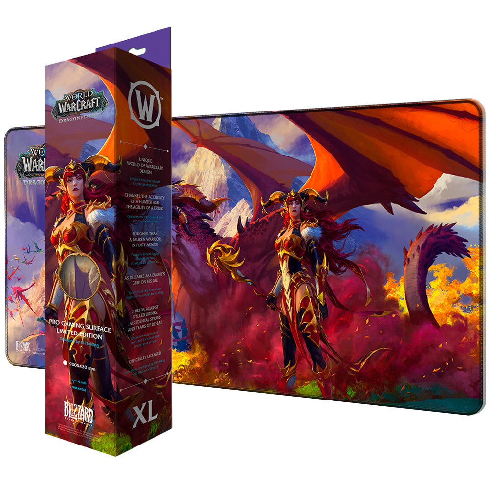 World Of Warcraft Dragonflight: Alexstrasza &amp;  Dragon, Mousepad, XL