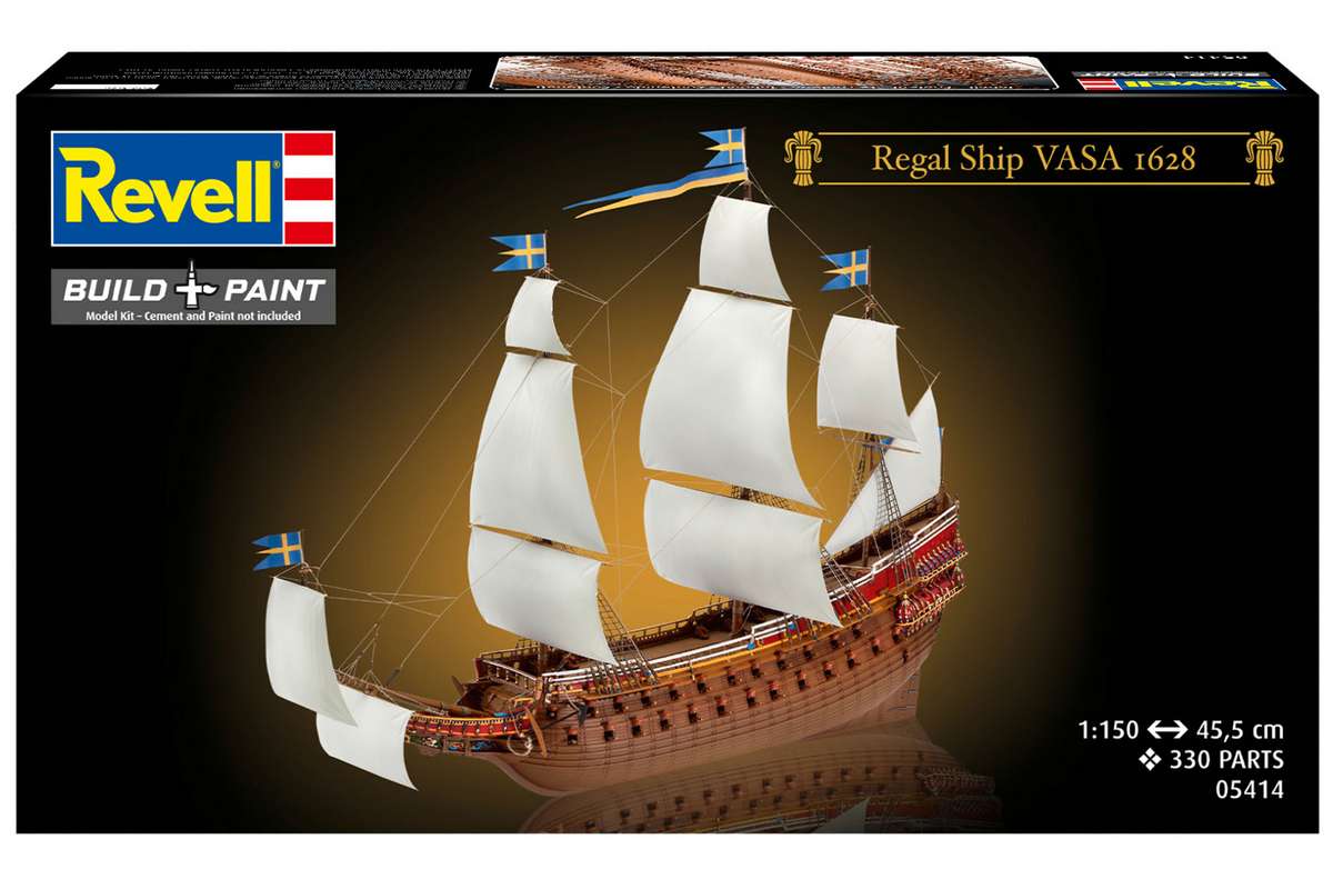 Swedish Regal Ship \'Vasa 1628\' 1:150
