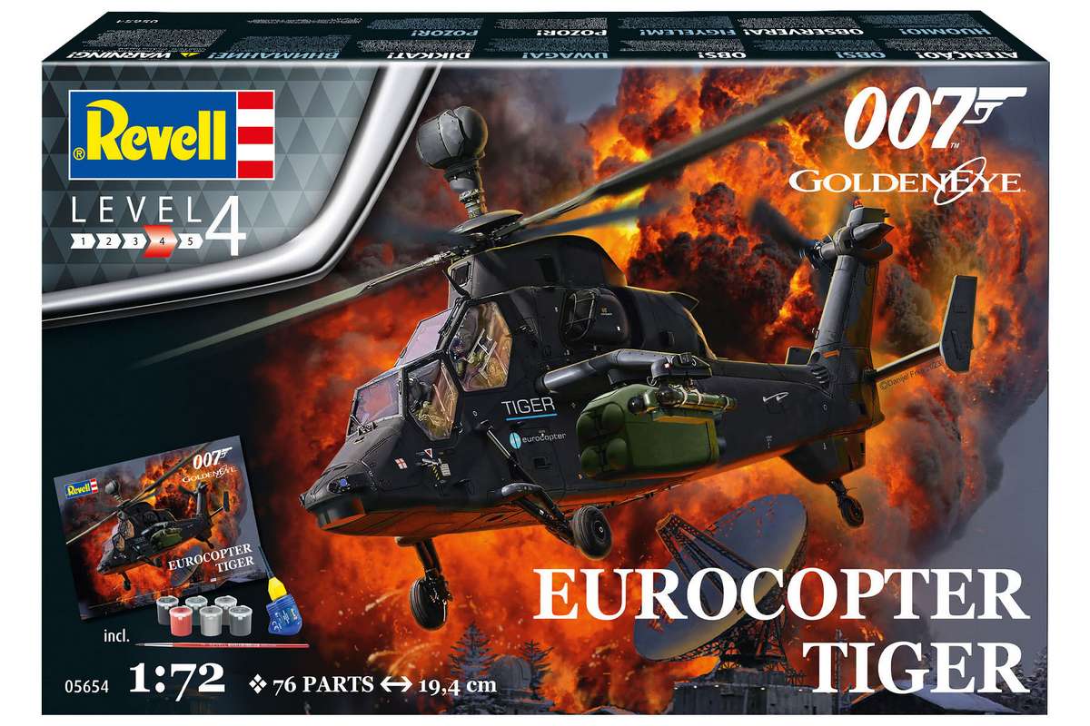 Gift set James Bond \'Eurocopter Tiger\' 1:72