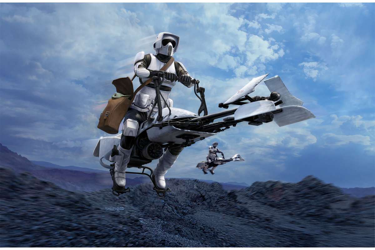 Star Wars Speeder Bike 1:12