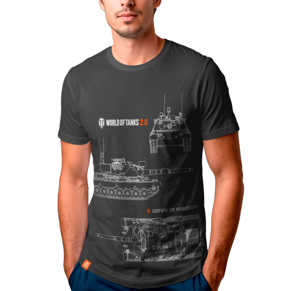 Wargaming, World of Tanks 2.0 Limited Edition T-shirt grey, M