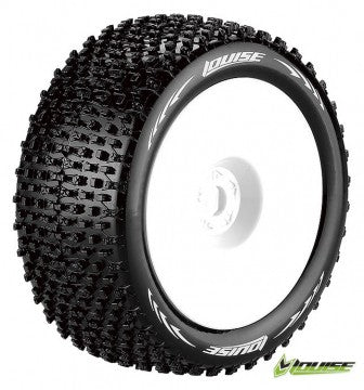 Tires & Wheels T-PIRATE 1/8 Truggy Soft White 0-Offset (2 pcs.)