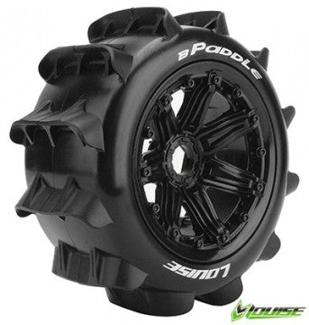 Tires & Wheels B-PADDLE LS Buggy Rear (24mm Hex) (2 pcs.)