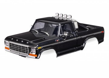 Traxxas 9812-BLK Body TRX-4M Ford F-150 Black Complete (Clipless)