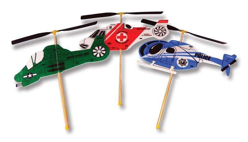 Elastik drevet Helikopter