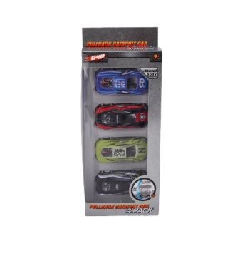 G4P Pullback Catapult Car 4-pack