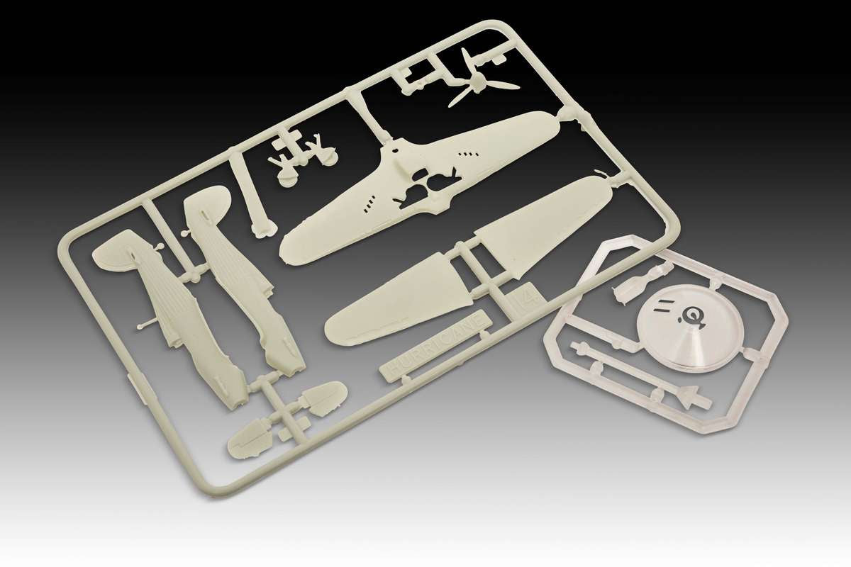 Model Set Spitfire Mk.Ia & Hurricane Mk.I 1:144