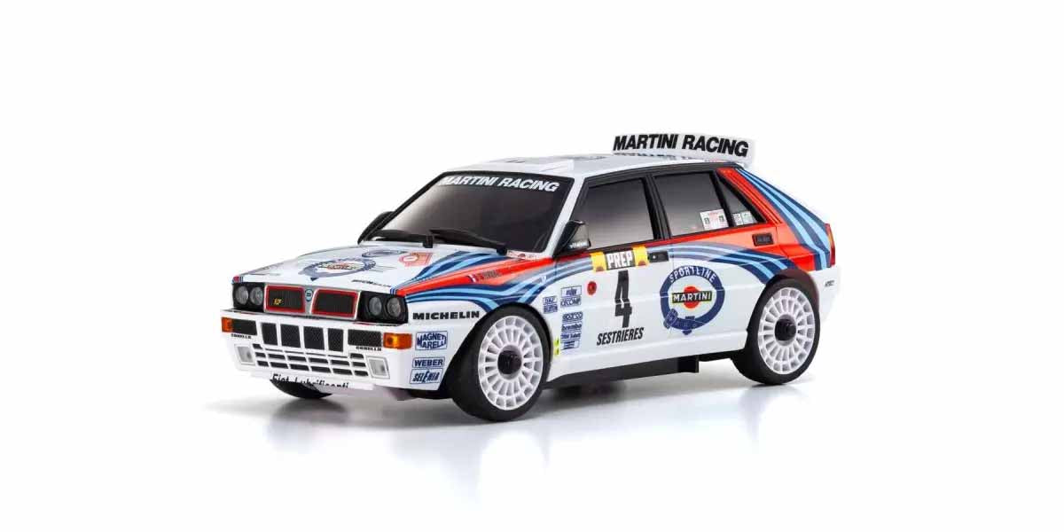 Kyosho Autoscale Mini-Z Lancia Delta No.4 Monte Carlo Winner (MA020)