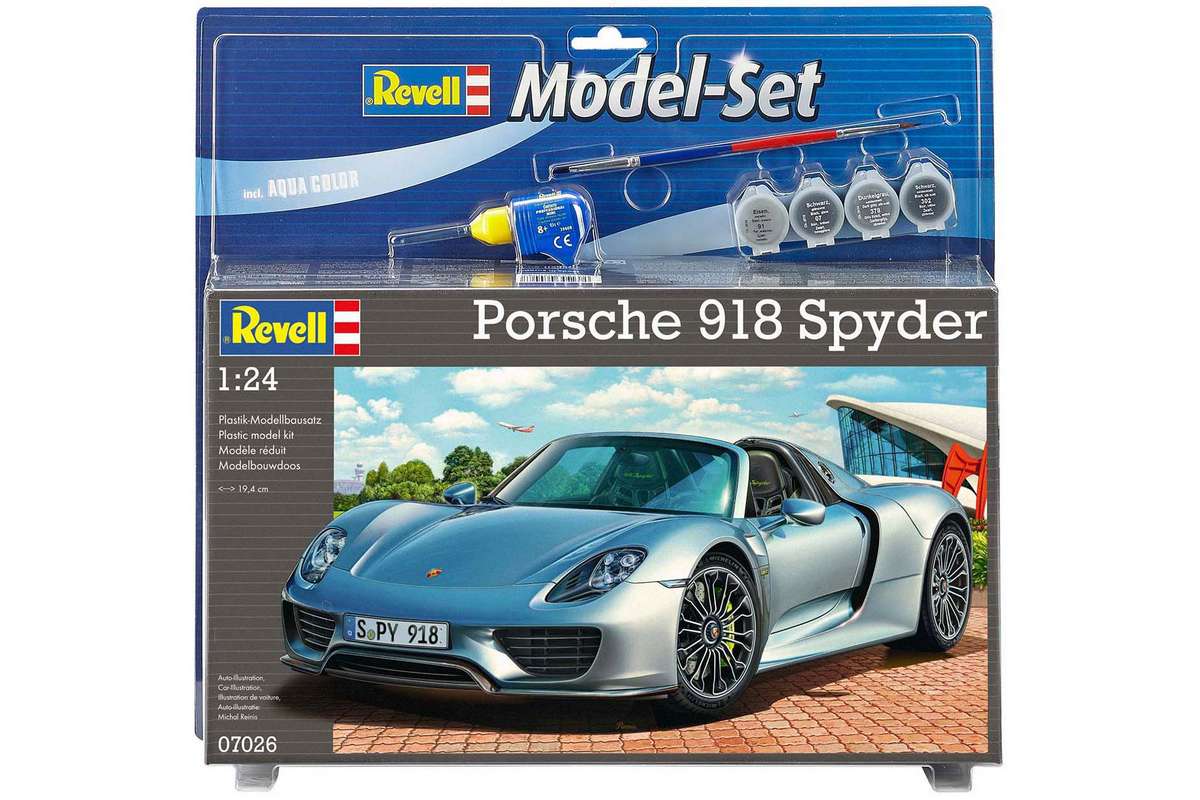 Model Set Porsche 918 Spyder 1:24