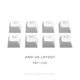 Dark Project ALU Terra Nostra White - Wired Gaming Keyboard (ANSI UA)