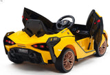 Lamborghini Sian 12V Yellow – Electric kids' car with 4x12V motors