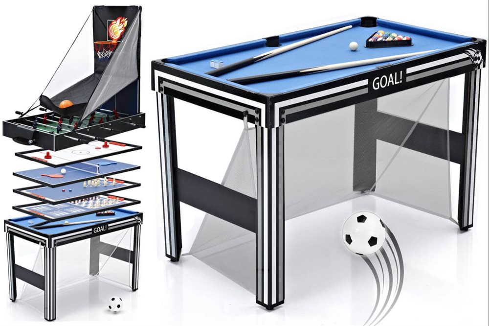 Stanlord Toscana Multi Games Table 20-in-1 with accessories