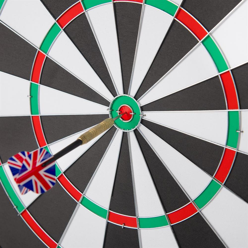 Stanlord Dart cabinet in wood incl. 6 darts