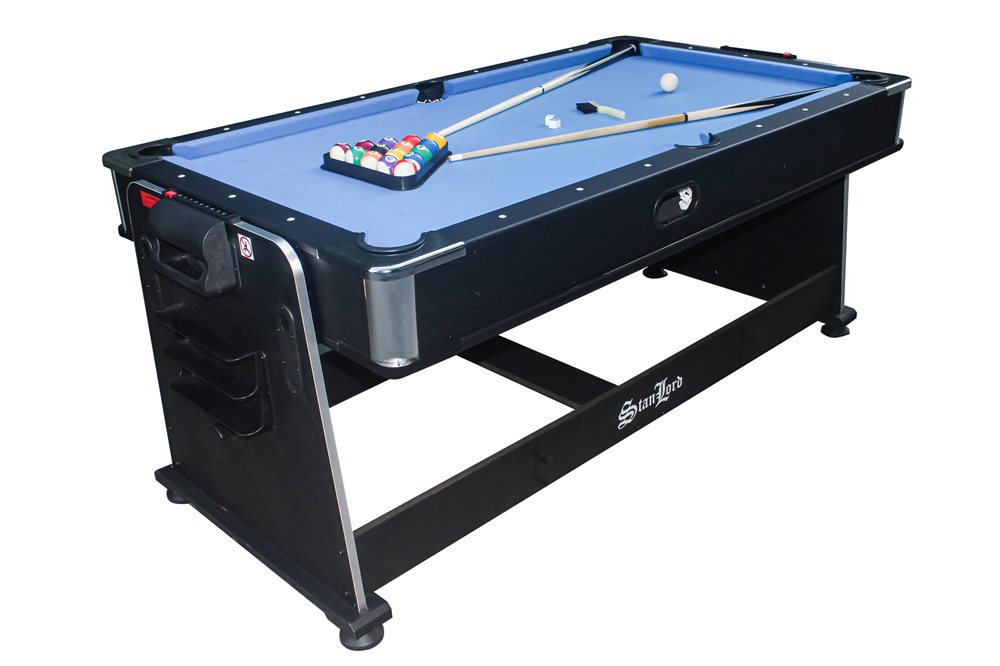 Stanlord Lucca 6" Multi Table – Billiards, Air Hockey and Table Tennis