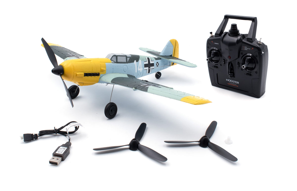 Messerschmitt Bf 109 - remote-controlled Warbird 4 channels RTF