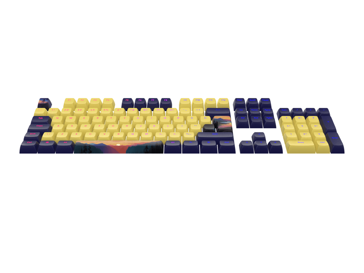 Dark Project - Sunset Keycaps [ANSI &amp; ISO]