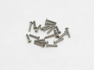PN Racing M2x10 Countersink Stainless Steel Hex Machine Screw (20pcs)