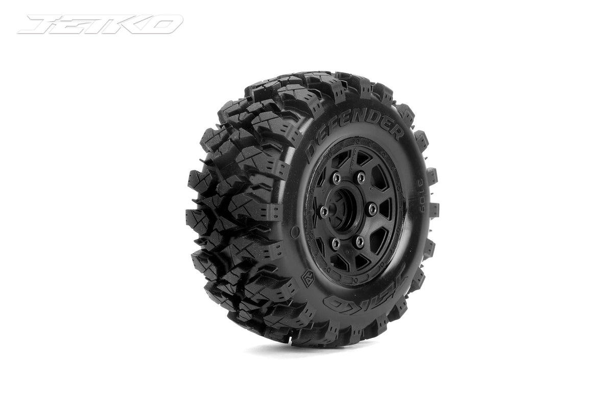 Jetko EX Belted Tyre Defender SC Black wheel Hex 12-14-17mm (2)